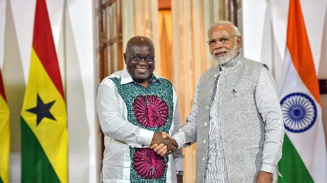 India Modi and Ghana's Akufo Addo