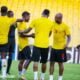 some ghana black stars players in training