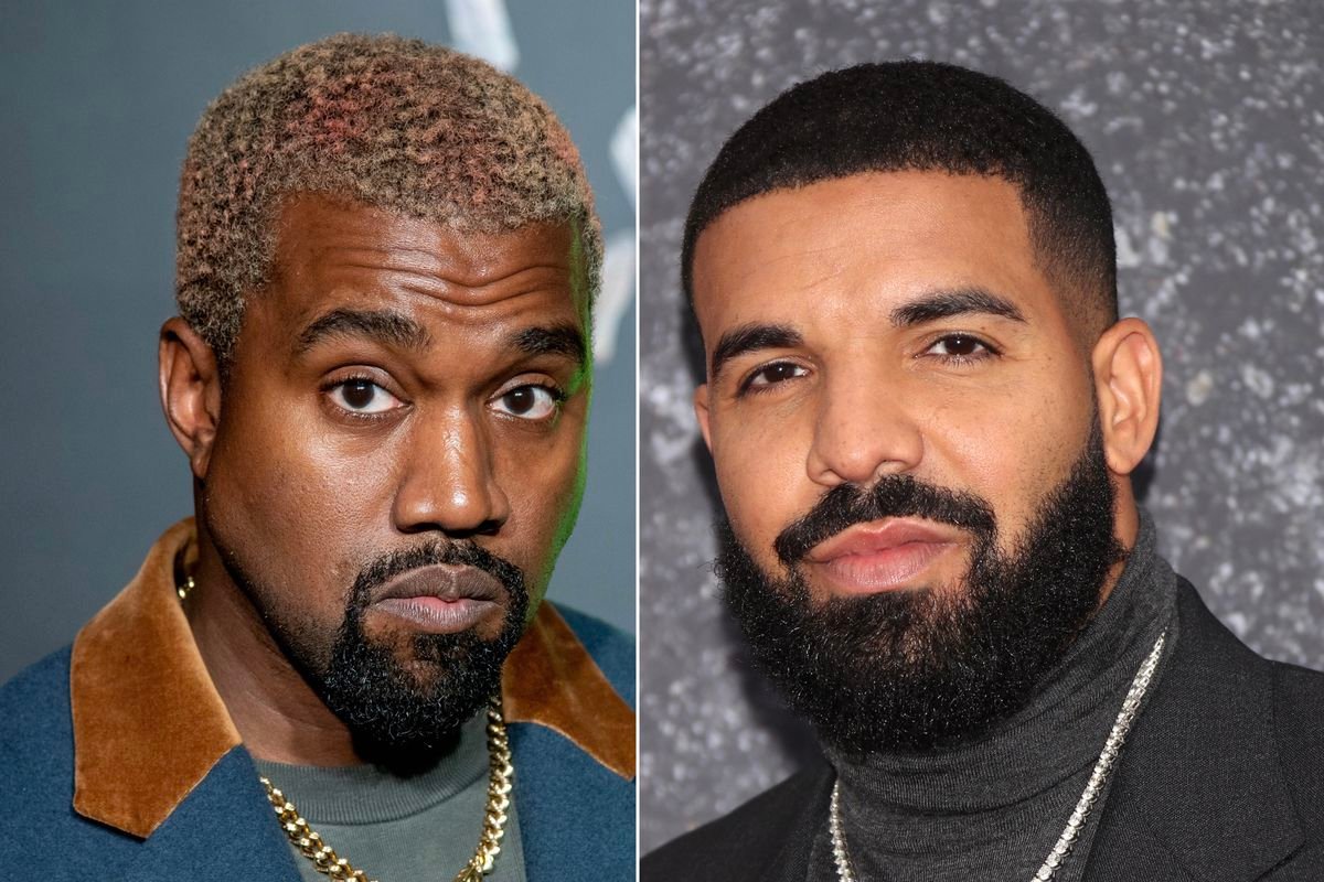 Kanye West and Drake