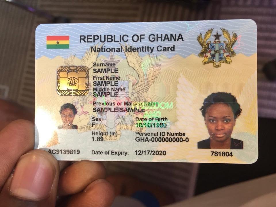 ghanacard sample