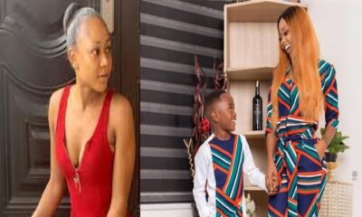 Akuapem Poloo and her Son