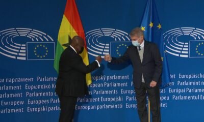 Akufo-Addo addressing the European Parliament