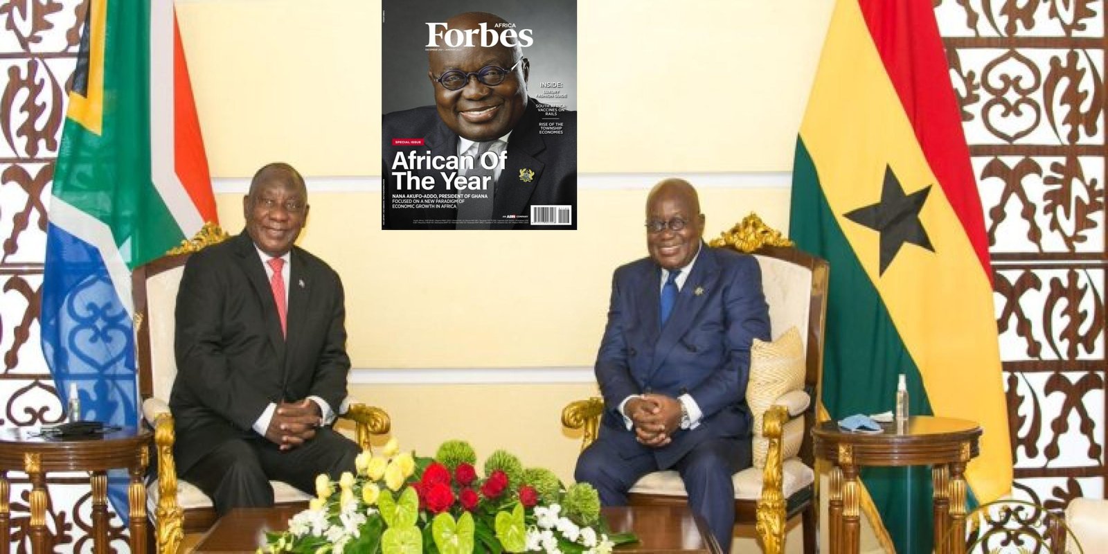 South Africa President Cyril Ramaphosa and President Akufo-Addo