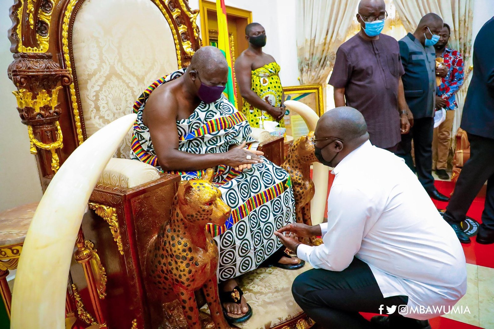 The Asantehene, Otumfuo Osei Tutu ll