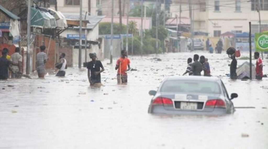 #AccraFloods: Parts Of Accra Submerged Again After Downpour