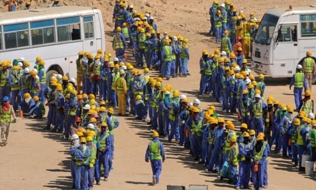 World Cup Fans Call On FIFA To Compensate Qatar's Migrant Workers Over Mistreatment 