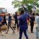 Students Block Airport Road In Lagos To Protest The Ongoing ASUU Strike