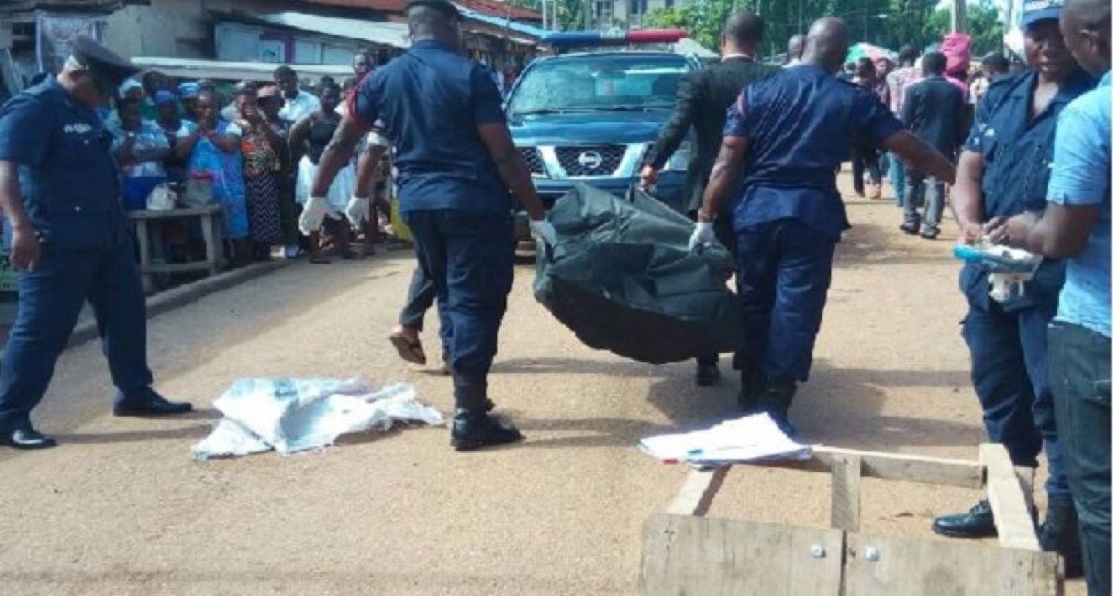 One De@d, Another Stabbed In A Gang Fight Between Nigerians And Okada Riders