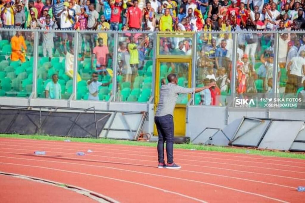 Samuel Boadu Steals Show At Accra Sports Stadium After Hearts of Oak Exit From CAF Confederation Cup