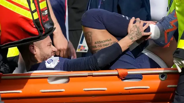 Neymar's Season Cut Short Due to Ankle Injury