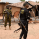 Soldiers deployed to the area