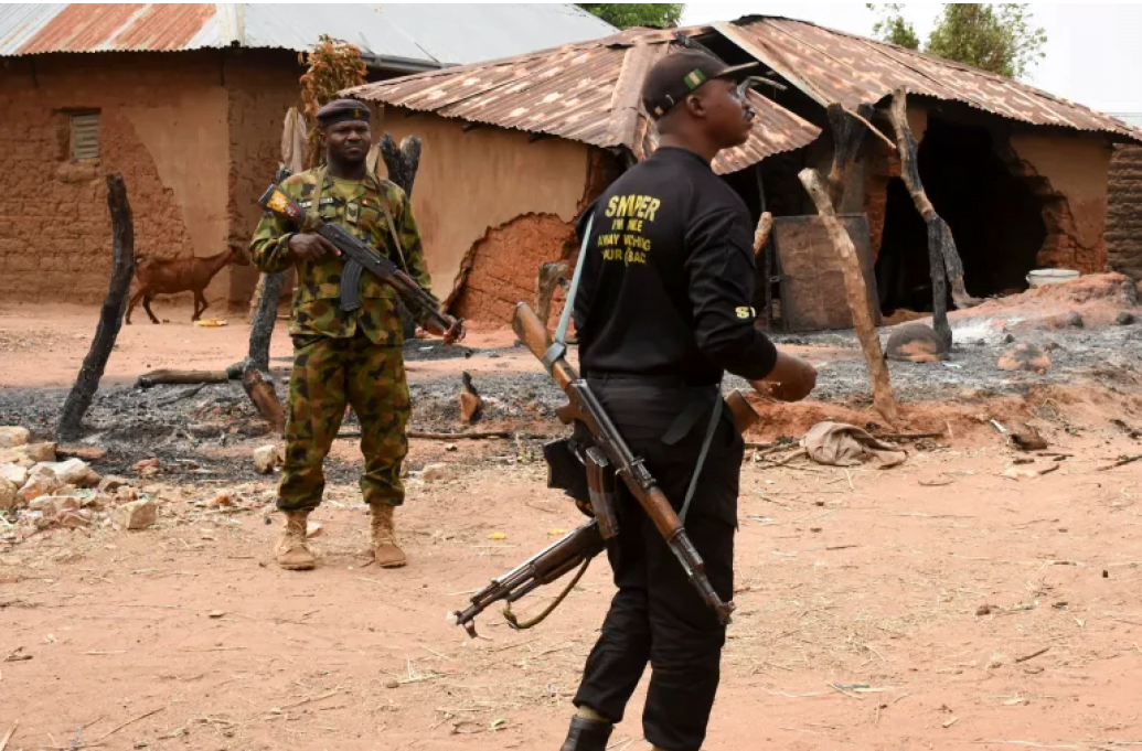 Soldiers deployed to the area