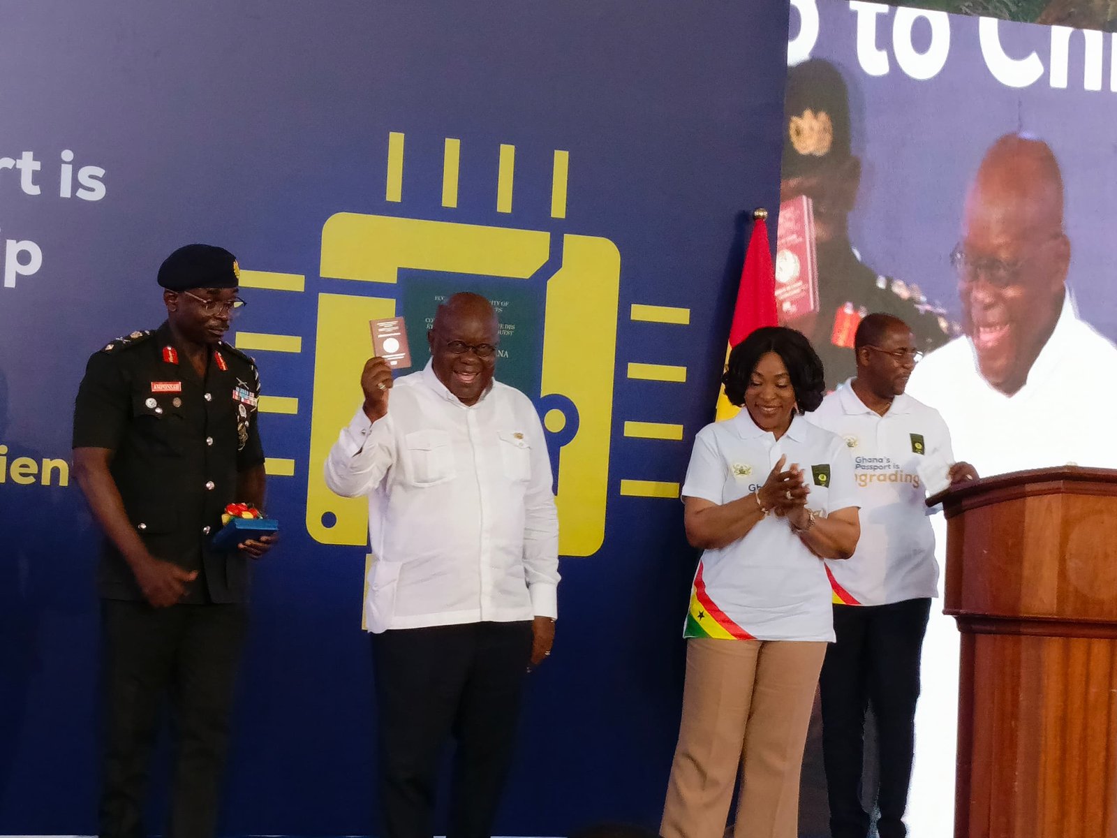 President Akufo-Addo Unveils Ghana’s New Chip-Embedded Passport