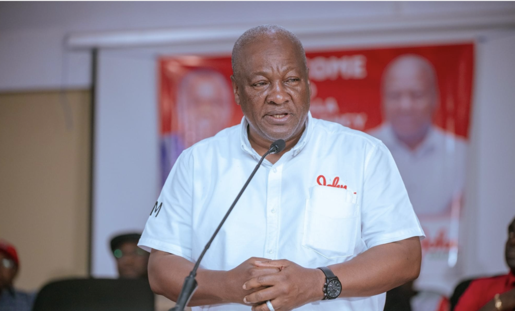 "I'll Accept Results Only If the Election Process is Fair and Transparent," Mahama