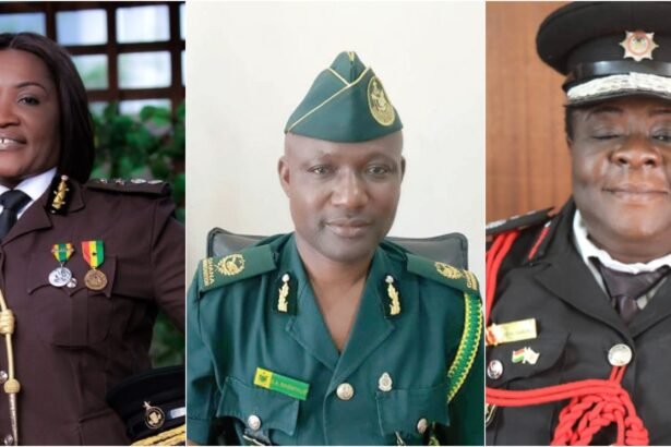 New Leaders for Ghana Immigration, Fire Service, and Prisons Appointed by Mahama