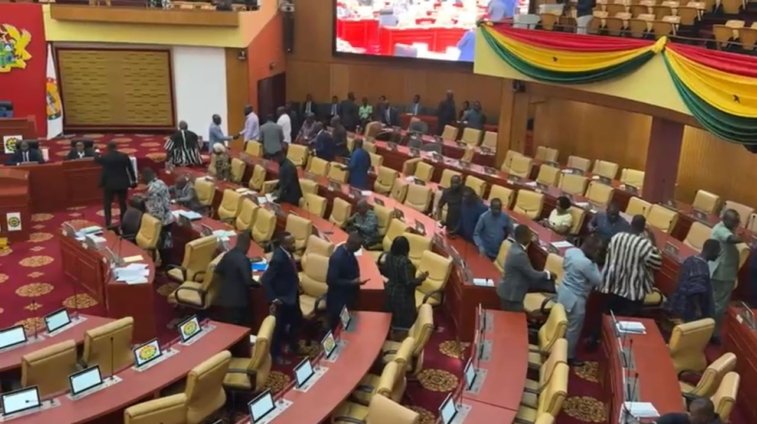 minority mps return to parliament after vowing to ‘sleep’ at eoco with wontumi
